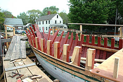 wooden boat building