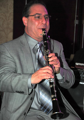 Malcolm Barsamian performing on the clarinet, Armenian musician, 2014; Malcolm Barsamian; Arlington, Massachusetts;
