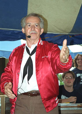 Roy Burdick, auctioneer, Musician and auctioneer, 2005; Roy Burdick; Florida, Massachusetts; Photography by Maggie Holtzberg